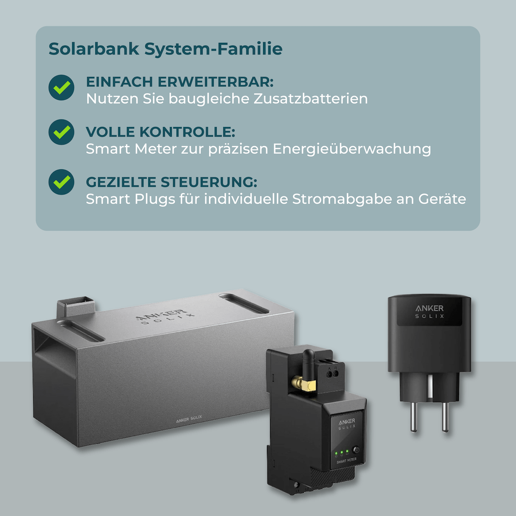 Anker SOLIX Solarbank 3 E2700 Pro Opslag voor Balkonkrachtcentrale